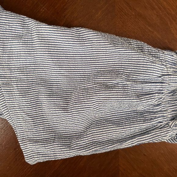 Striped Blue and White Shorts - Picture 4 of 4